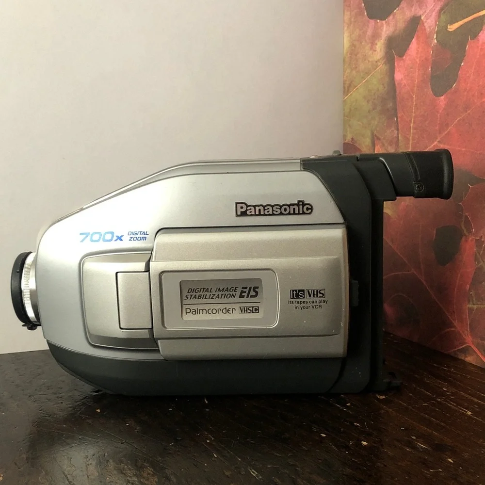 Broken Panasonic Silver Camcorder- For Part